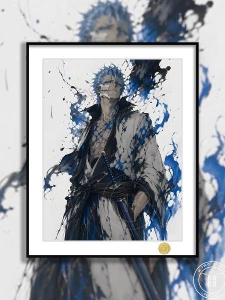 【預購】H2《水墨葛力姆喬》裝飾畫 BLEACH死神 H2《水墨葛力姆喬》裝飾畫 BLEACH死神