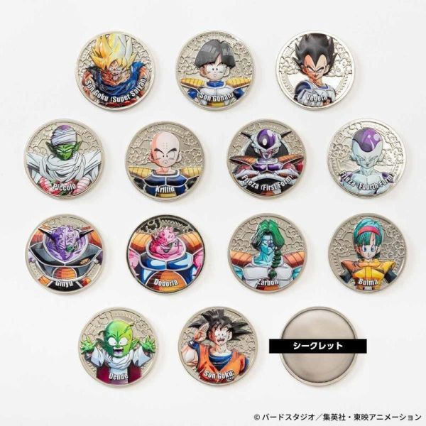 【現貨】七龍珠Z 金屬硬幣收藏集 第1彈 中盒14入 七龍珠Z 金屬硬幣收藏集 第1彈 中盒14入