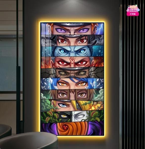 【預購】阿喵畫社《曉組織眼神殺》燈帶畫 火影忍者 阿喵畫社《曉組織眼神殺》燈帶畫 火影忍者