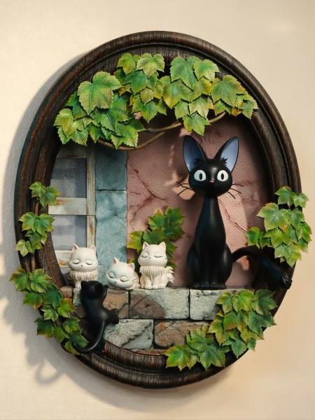 【預購】神隱 檐下貓居 宮崎駿吉卜力魔女宅急便壁掛系列 神隱 檐下貓居 宮崎駿吉卜力魔女宅急便壁掛系列