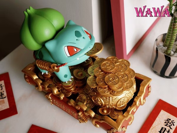 【預購】WAWA 招財金蟾妙蛙種子 寶可夢 (雙色版) WAWA 招財金蟾妙蛙種子 寶可夢 (雙色版)