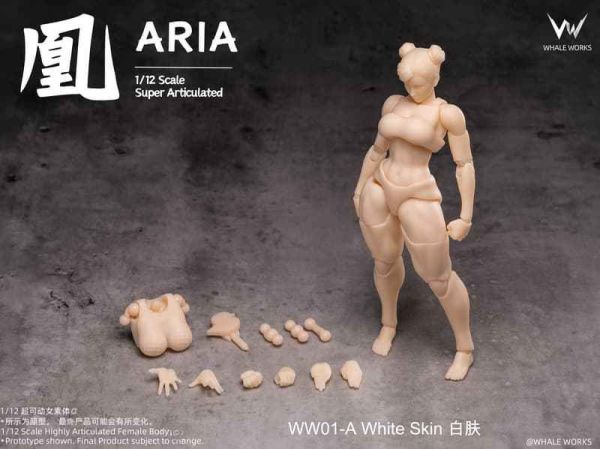 【2026/03月預購】可動女素體 WW01-A 鯨工坊 6吋 凰ARIA 白膚 可動女素體 WW01-A 鯨工坊 6吋 凰ARIA 白膚