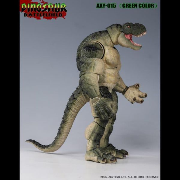 【2026/09月預購】Axy Toys 1/9 恐龍戰場 霸王龍 綠色 棕色 可動人偶 2色 【AXY015綠色】【AXY016棕色】 ：Axy Toys 1/9 恐龍戰場 霸王龍 綠色 棕色 可動人偶 2色 【AXY015綠色】【AXY016棕色】