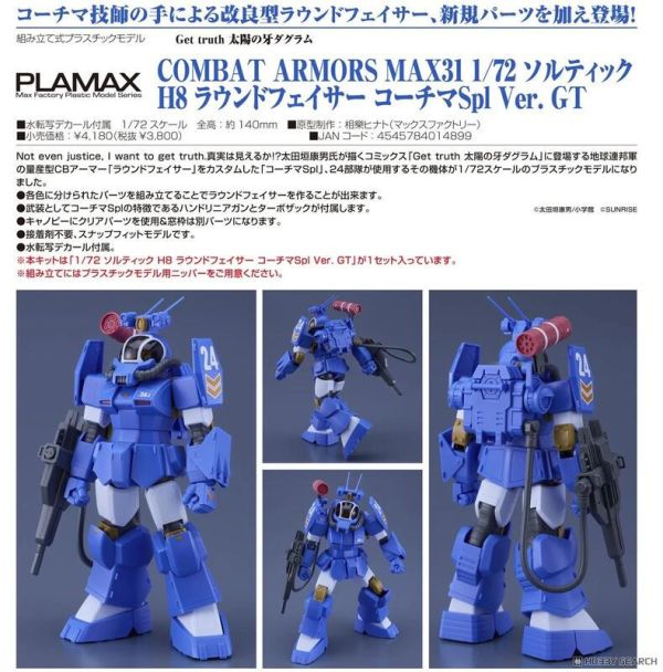 【2025/11月預購】COMBAT ARMORS MAX31 1/72 索爾迪克 H8 蘭德菲薩 Korchima Spl Ver. GT COMBAT ARMORS MAX31 1/72 索爾迪克 H8 蘭德菲薩 Korchima Spl Ver. GT