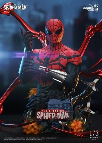 【預購】27獄 究極蜘蛛俠 章柏克 蜘蛛俠半身像第三彈 漫威Marvel 27獄 究極蜘蛛俠 章柏克 蜘蛛俠半身像第三彈 漫威Marvel