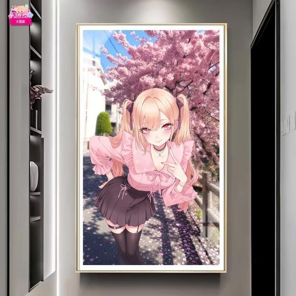 【預購】阿喵畫社《櫻花季 約會》喜多川海夢裝飾畫 戀上換裝娃娃 阿喵畫社《櫻花季 約會》喜多川海夢裝飾畫 戀上換裝娃娃