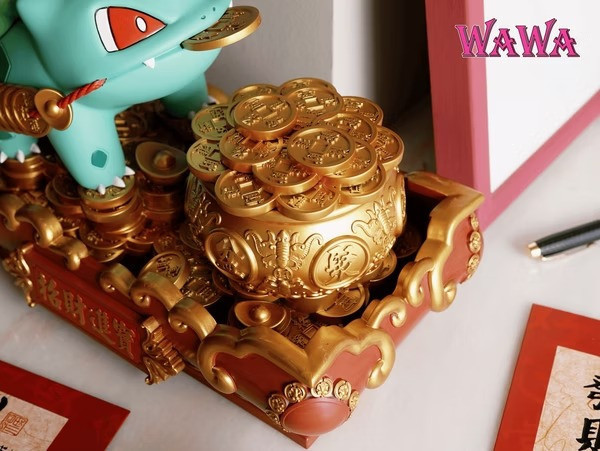 【預購】WAWA 招財金蟾妙蛙種子 寶可夢 (雙色版) WAWA 招財金蟾妙蛙種子 寶可夢 (雙色版)