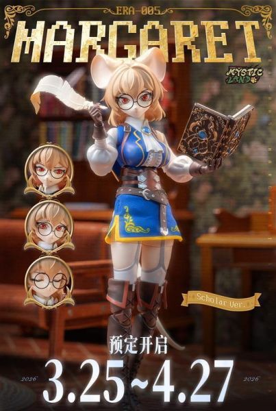 【2026/12月預購】LADoTOYS 魔法大陸 ERA-005 鼠娘 瑪格麗特 瑪斯 研究員 1/12 LADoTOYS 魔法大陸 ERA-005 鼠娘 瑪格麗特 瑪斯 研究員 1/12