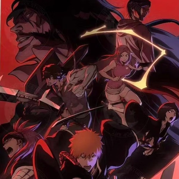 【預購】星空《死神主角團》裝飾畫 死神 星空《死神主角團》裝飾畫 死神