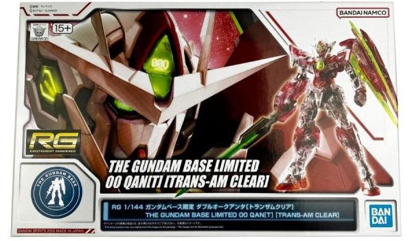 【現貨】RG 1/144 量子型00鋼彈[TRANS-AM透明配色] 附台座TGB限定 RG 1/144 量子型00鋼彈[TRANS-AM透明配色] 附台座TGB限定
