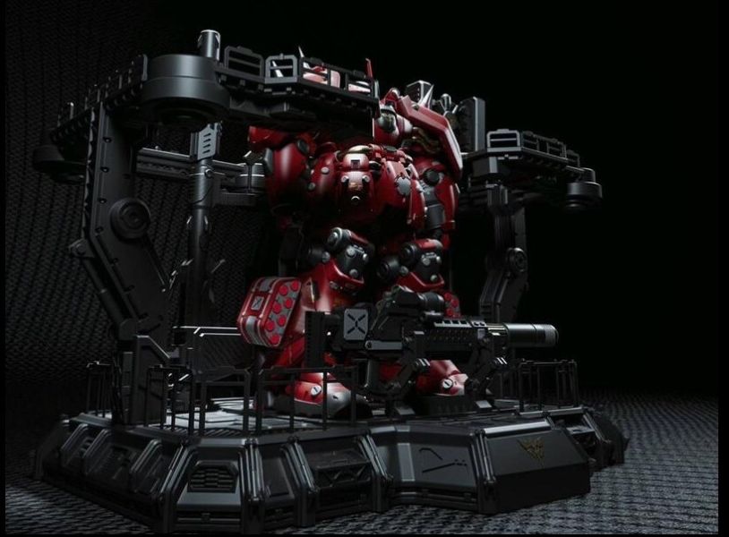 【2025/06月預購】赤星STUDIO 1/100 冥王薩克 組裝模型 高25公分 帶整備台 赤星STUDIO 1/100 冥王薩克 組裝模型 高25公分 帶整備台