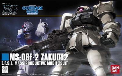 【現貨】HGUC 1/144 #107 MS-06F-2 薩克 聯邦仕樣 HGUC 1/144 #107 MS-06F-2 薩克 聯邦仕樣