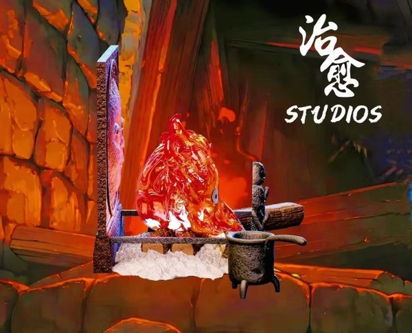 【預購】治癒 心臟的火苗·卡西法 宮崎駿吉卜力霍爾的移動城堡 治癒 心臟的火苗·卡西法 宮崎駿吉卜力霍爾的移動城堡