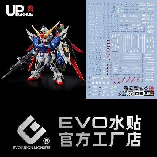【2026/05月預購】EVO MGSD 專用水貼 鋼彈SEED 命運鋼彈 螢光水貼 EVO MGSD 專用水貼 鋼彈SEED 命運鋼彈 螢光水貼