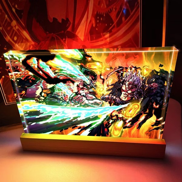 【預購】阿喵畫社《索隆VS燼》發光卡磚 海賊王 阿喵畫社《索隆VS燼》發光卡磚 海賊王