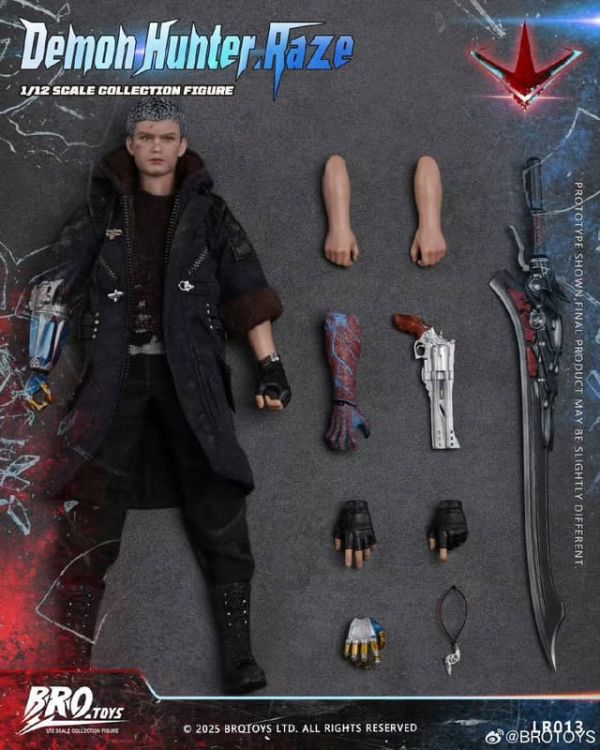 【2026/09月預購】BROTOYS 1/12 可動布衣人偶模型 獵魔者 雷澤 LR013 BROTOYS 1/12 可動布衣人偶模型 獵魔者 雷澤 LR013