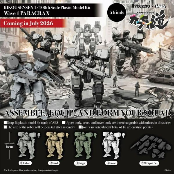 【2026/09月預購】轉蛋道 機甲戰線 1/100 扭蛋模型 第一彈套組(一套6個) 約6cm 轉蛋道 機甲戰線 1/100 扭蛋模型 第一彈套組(一套6個) 約6cm