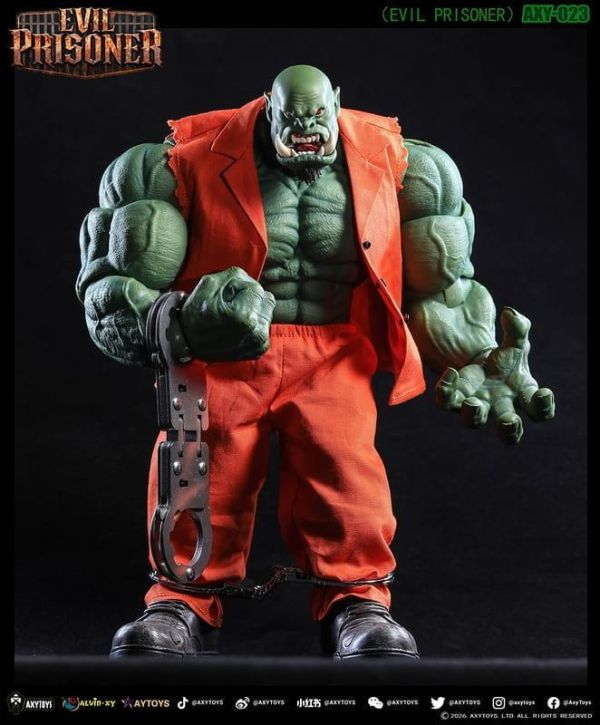 【2026/12月預購】AXYTOYS AXY-022/023 惡囚 兩顏色款式 附特典頭 AXYTOYS AXY-022/023 惡囚 兩顏色款式 附特典頭