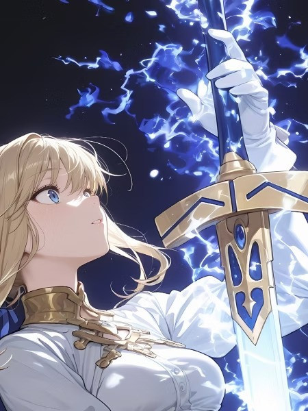 【預購】星空《saber之劍》裝飾畫 Fate 星空《saber之劍》裝飾畫 Fate