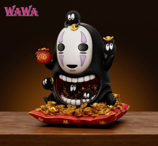 【預購】Wawa 招財無臉男2.0 招財系列 宮崎駿神隱少女 Wawa 招財無臉男2.0 招財系列 宮崎駿神隱少女