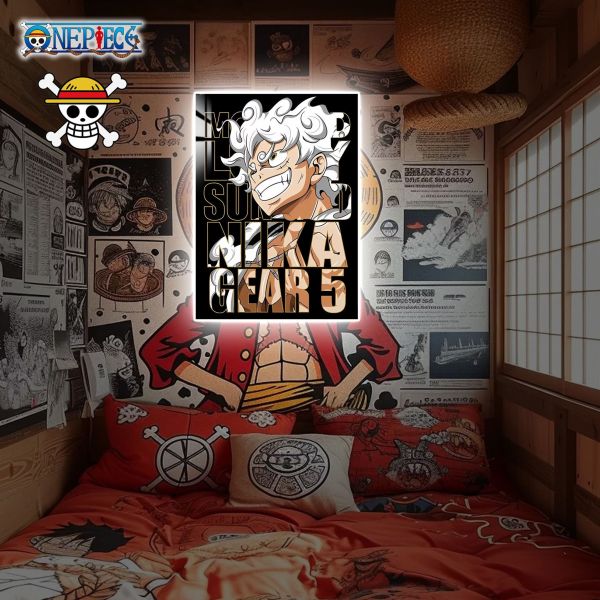 【預購】阿喵畫社《黑碟 五檔魯夫》海賊王裝飾畫 阿喵畫社《黑碟 五檔魯夫》海賊王裝飾畫
