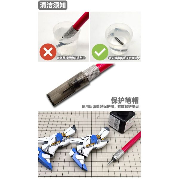 【現貨】模式玩造 MS058 模型免擦拭金屬滲線筆 模式玩造 MS058 模型免擦拭金屬滲線筆