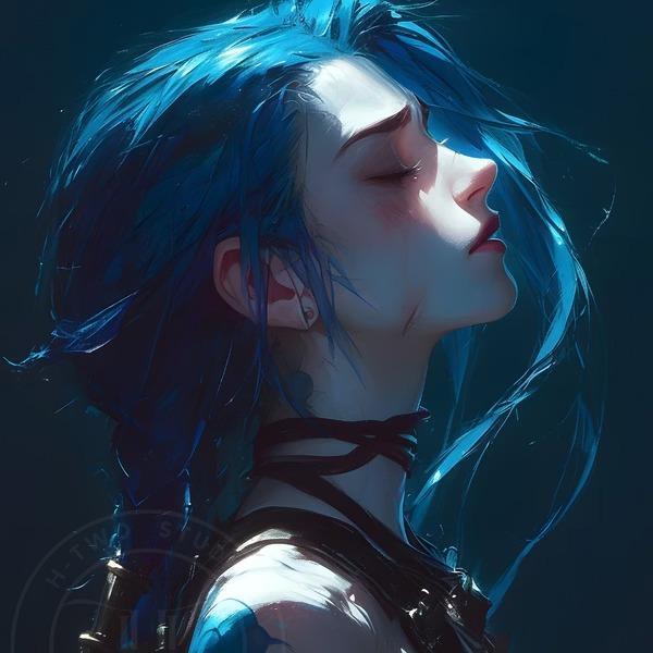 【預購】H2《戰損金克絲》裝飾畫 LOL英雄聯盟 H2《戰損金克絲》裝飾畫 LOL英雄聯盟