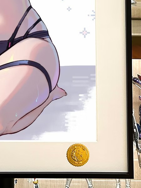 【預購】星空《跪姿露西》裝飾畫 電馭叛客：邊緣行者 星空《跪姿露西》裝飾畫 電馭叛客：邊緣行者