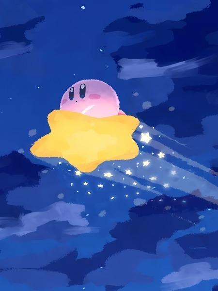 【預購】星空《流星卡比》裝飾畫 星之卡比 星空《流星卡比》裝飾畫 星之卡比