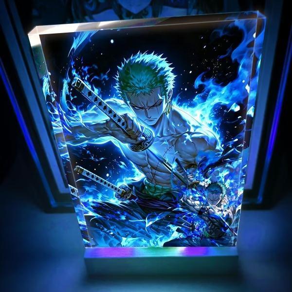 【預購】阿喵畫社《刀鋒之志》索隆發光卡磚 航海王 阿喵畫社《刀鋒之志》索隆發光卡磚 航海王