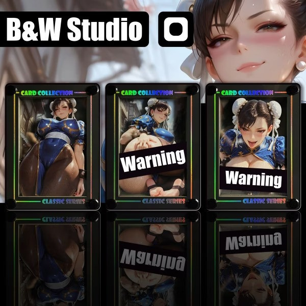 【預購】黑白畫映B&W《春麗》Chun-Li卡磚 第二彈 快打旋風 黑白畫映B&W《春麗》Chun-Li卡磚 第二彈 快打旋風