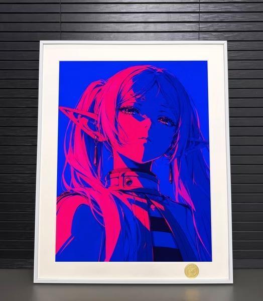 【預購】H2《賽博芙莉蓮》裝飾畫 葬送的芙莉蓮 H2《賽博芙莉蓮》裝飾畫 葬送的芙莉蓮