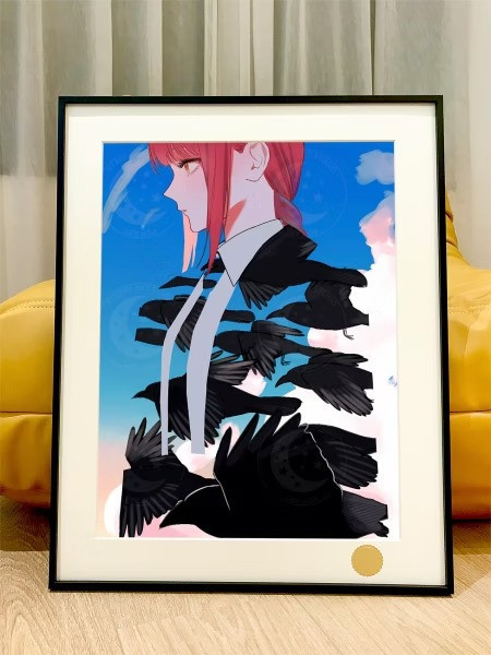 【預購】星空《烏鴉瑪奇瑪》裝飾畫 鏈鋸人 星空《烏鴉瑪奇瑪》裝飾畫 鏈鋸人