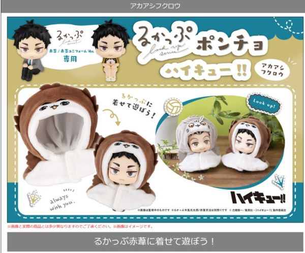 【2026/07月預購】Lookup 披風款 排球少年 赤葦貓頭鷹 Lookup 披風款 排球少年 赤葦貓頭鷹