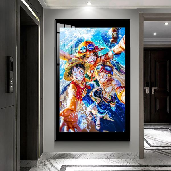 【預購】橘子《 三兄弟羈絆之海 魯夫 薩波 艾斯》航海王海賊王 裝飾畫 橘子《 三兄弟羈絆之海 魯夫 薩波 艾斯》航海王海賊王 裝飾畫