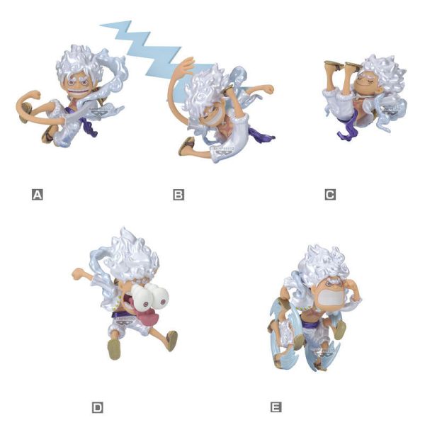 【現貨】航海王 WCF 蒙其·D·魯夫 五檔 SPECIAL 金屬色ver. 一套6個 航海王 WCF 蒙其·D·魯夫 五檔 SPECIAL 金屬色ver. 一套6個