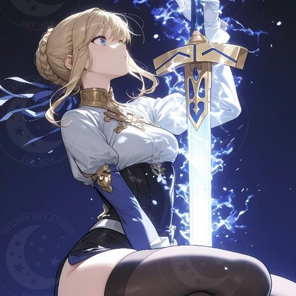 【預購】星空《saber之劍》裝飾畫 Fate 星空《saber之劍》裝飾畫 Fate