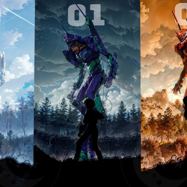 【預購】星空《EVA機甲》裝飾畫 EVA新世紀福音戰士 星空《EVA機甲》裝飾畫 EVA新世紀福音戰士