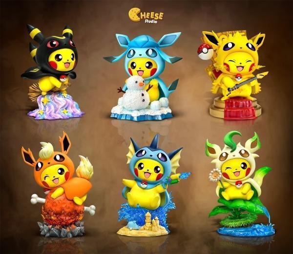 【預購】CHEESE奶酪 皮卡丘 冰伊布變皮 寶可夢神奇寶貝 CHEESE奶酪 皮卡丘 冰伊布變皮 寶可夢神奇寶貝