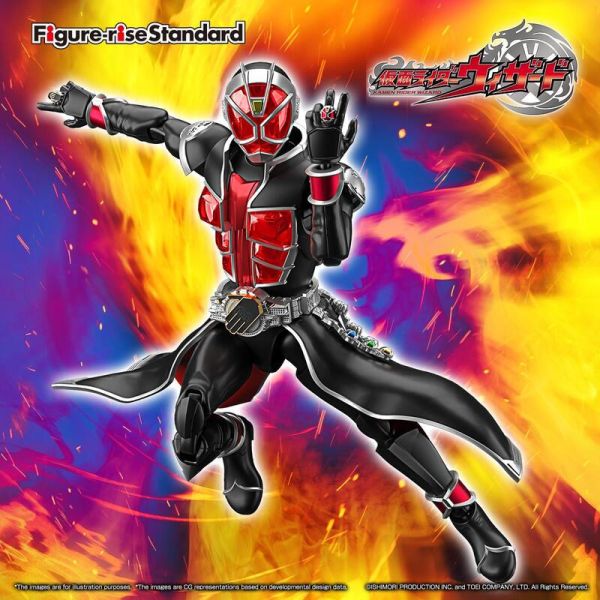 【現貨】Figure-rise Standard 假面騎士WIZARD 火焰型式 Figure-rise Standard 假面騎士WIZARD 火焰型式