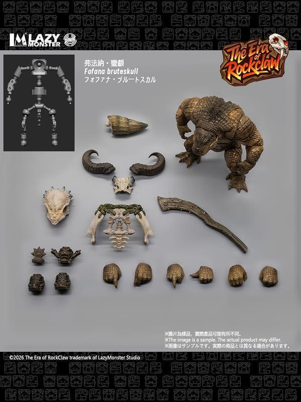 【2026/12月預購】懶工作室 岩爪紀元 第一波 鱷魚 怒鱗 沼牙蠻顱 可動人偶 懶工作室 岩爪紀元 第一波 鱷魚 怒鱗 沼牙蠻顱 可動人偶
