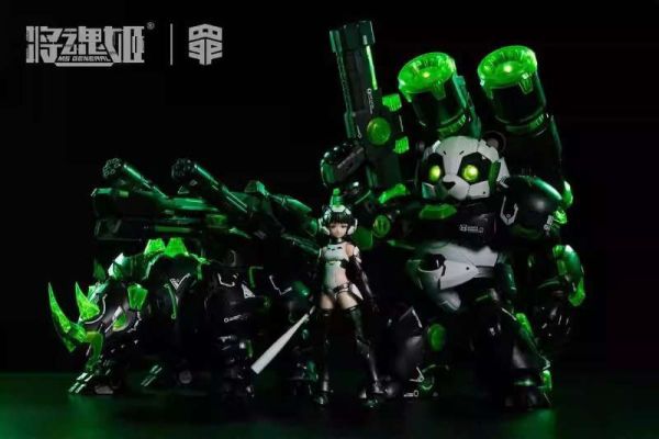 【現貨】将魂姬 1/10 罪系列拼装机娘 SIN-03PWF 懒惰套装黑绿限定版 将魂姬 1/10 罪系列拼装机娘  SIN-03PWF 懒惰套装黑绿限定版