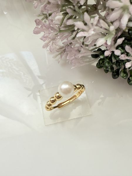 日本Akoya珍珠戒指-簡約款#sfp1715 