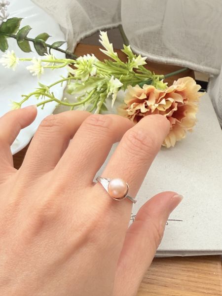 淡水珍珠戒指-簡約款#rfp1733 