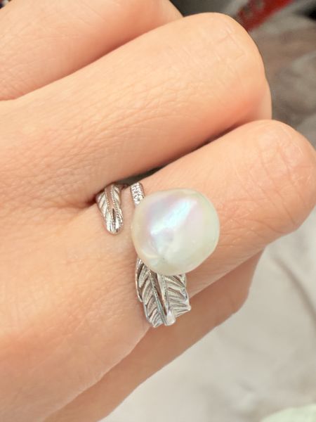 淡水珍珠戒指-個性款#rpe0923 