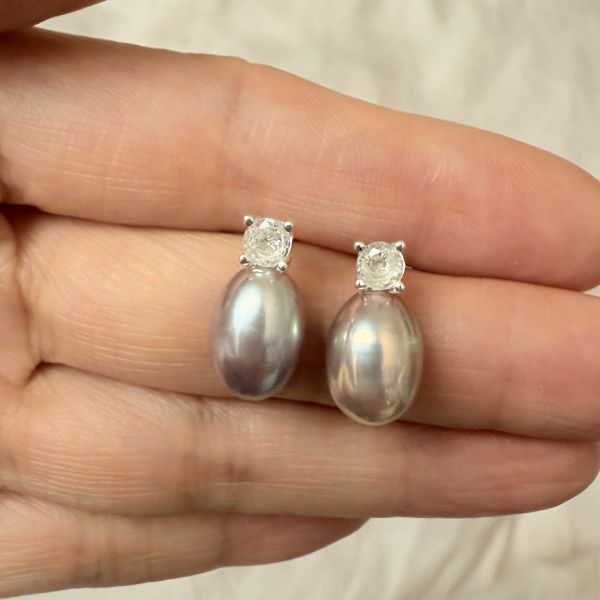 嚴選金屬米耳釘#e0801 