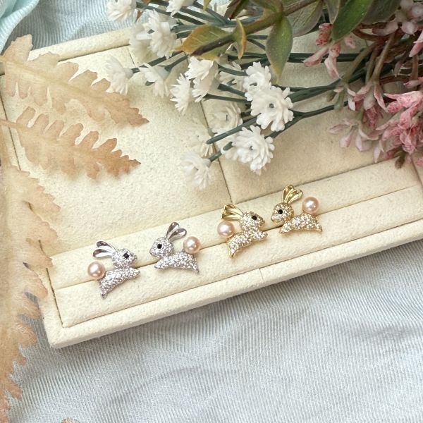 小兔子耳釘efws263 