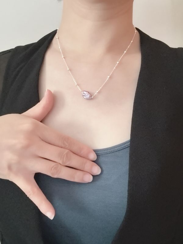 設計款珍珠項鍊#S07 