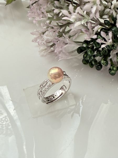 淡水珍珠戒指-個性款#rpe0921 