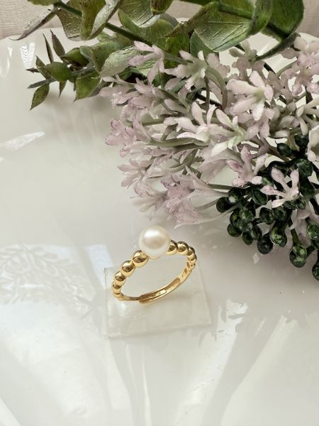 日本Akoya珍珠戒指-簡約款#sfp1715 
